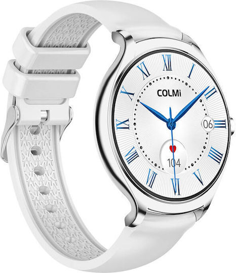 Colmi L10 39mm Smartwatch with Heart Rate Monitor (Silver)