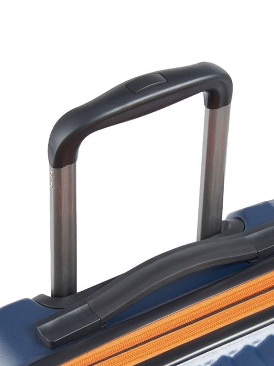 Securitech by Delsey Patrol Kabinen Hart Koffer Blau Mit 4 Rädern Höhe 55cm