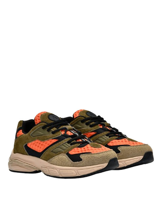 Arkk Copenhagen Gravity Sneakers Bright Orange Army