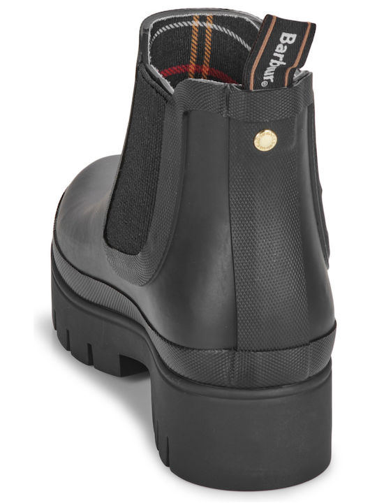 Halton Damen Gummistiefel Schwarz