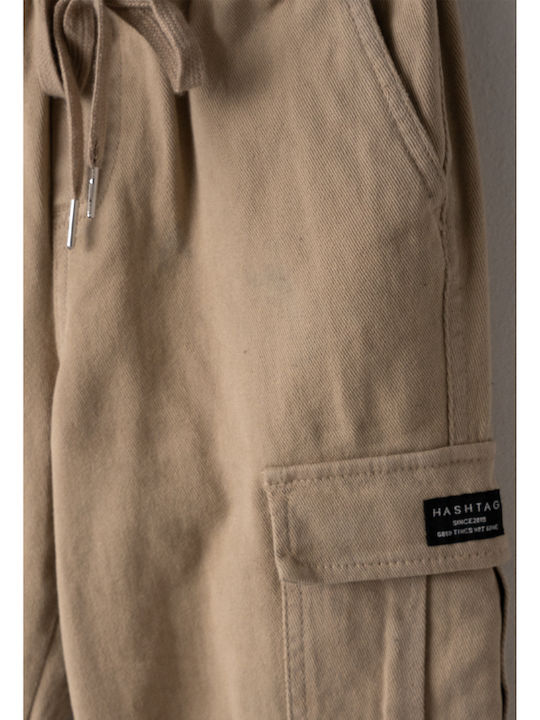 Pantaloni Cargo din Material Textil pentru Copii BEZ