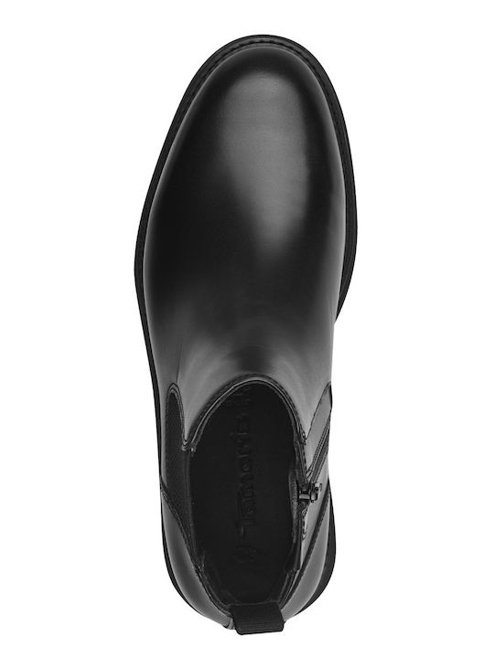 Leather Black Men's Boots Anatomical