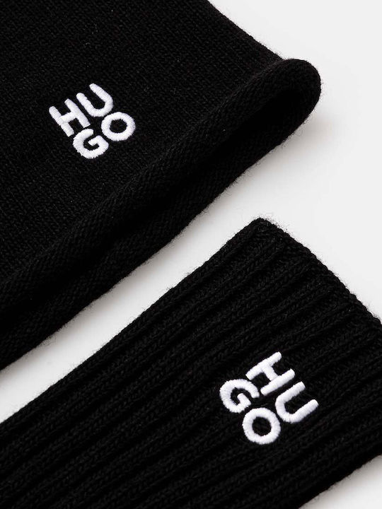 Sylan Beanie Γυναικείος Σκούφος Πλεκτός σε Μαύρο χρώμα