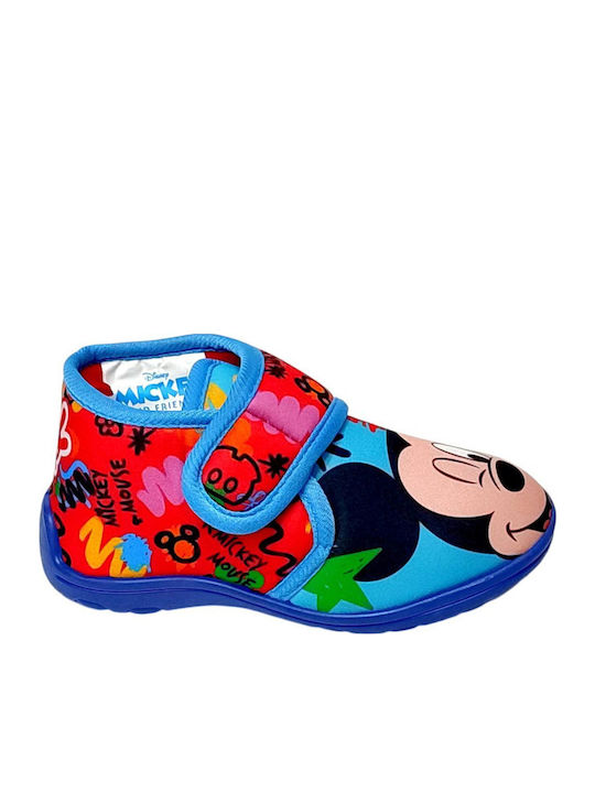 Kinderhausschuhe Stiefel Blau
