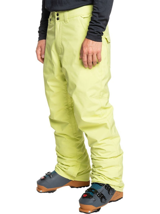 Quiksilver Estate Snow EQYTP03146-GEL0 Ανδρικό Παντελόνι Σκι & Snowboard Πράσινο