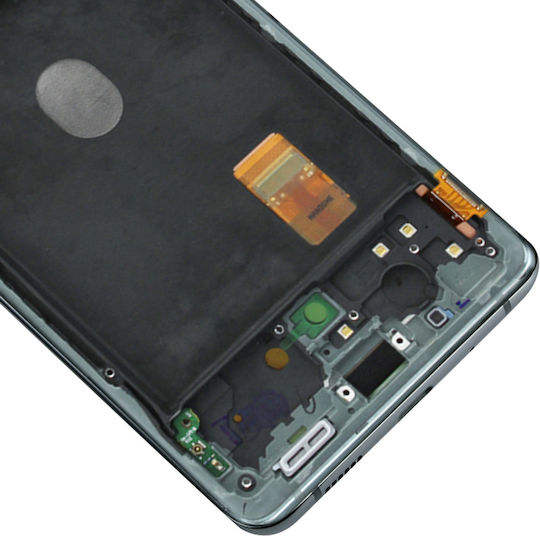 Relife Ecran + Ramă Galaxy S20 Fe Bloc Ecran Complet Verde Pal