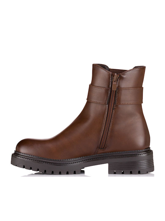 Stiefeletten Damen Braun