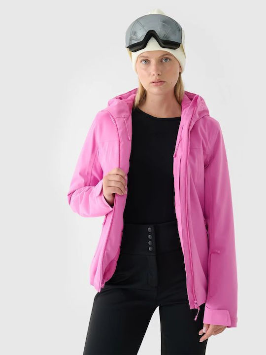 4F 4FWAW24TTJAF572-55S Frauen Jacke aus für Ski & Snowboard Beige