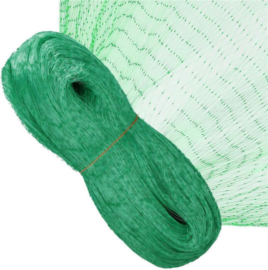 Anti-bird Net 8x20m Made Polyethylene Fixing Pins Green
