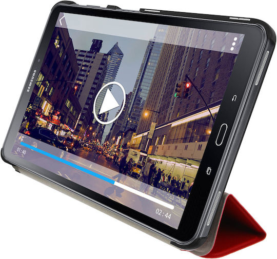 Trifold Flip Stand Case Samsung Galaxy Tab A 10.1 2016 Slim Cover – Red