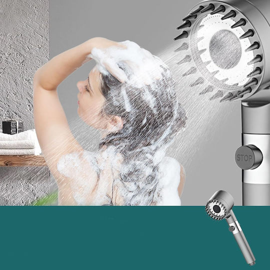 Duschkopf Zola 2 Funktionen Klassische Dusche Stoppfunktion Kunststoff Empfänger Länge 25