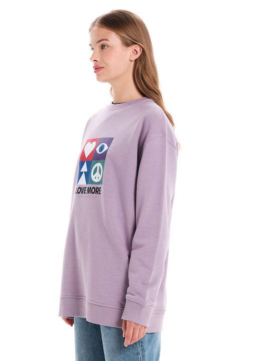 Women's Sweatshirt Purple