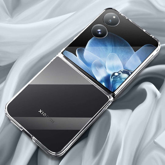 Avizar Hülle Xiaomi Mix Flip Hartes Polycarbonat Sichtbares Design Transparent