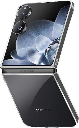 Avizar Hülle Xiaomi Mix Flip Hartes Polycarbonat Sichtbares Design Transparent