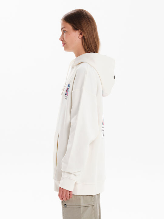 Women's Sweatshirt Hooded White