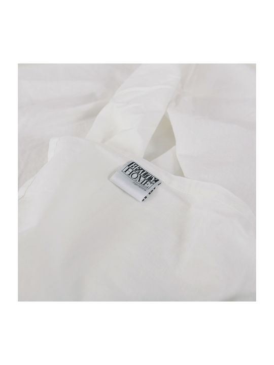 Beauty Home Duvet Cover Set Queen with 2 Pillowcases 230x250 Hilton Art 11151 White