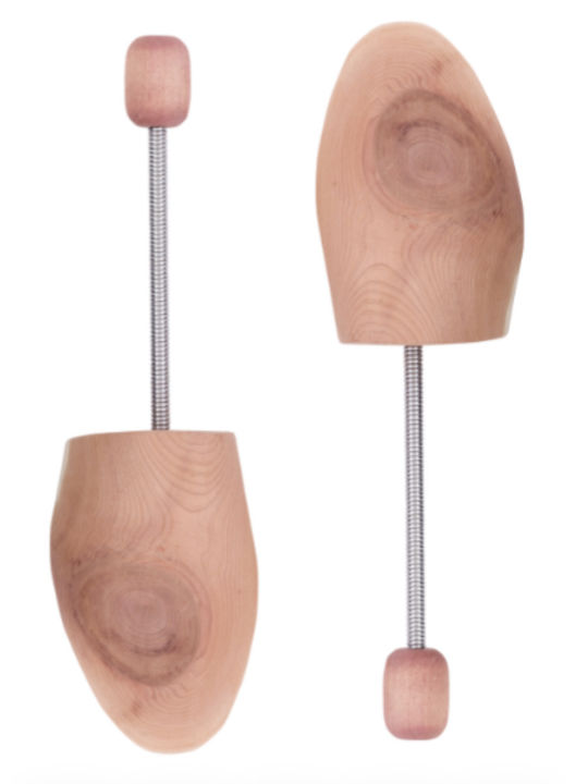 Shoeboys Wooden Cedar Shoe Tree Universal Box Size 40/41 Natural Cedar Shoe Trees Helical Spring Presentation Box Size No 40/41