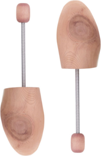Shoeboys Wooden Cedar Shoe Tree Universal Box Size 46/48 Ξυλινα Καλαποδια Υποδηματων Φυσικου Κεδρου Ελικοειδες Ελατηριο Κουτι Παρουσιασης Μεγεθος Νο 46/48