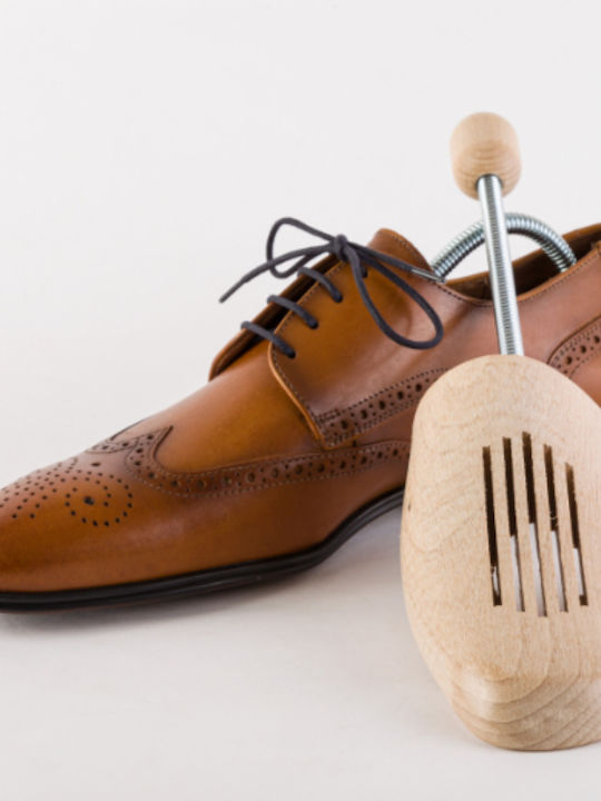 Shoeboys Wooden Shoe Tree Universal Clip Size 44/45 Ξυλινα Καλαποδια Υποδηματων Ελικοειδες Ελατηριο Μεγεθος Νο 44/45