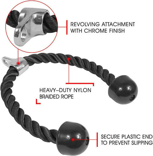 Olympus Pulley Rope for Biceps and Triceps 72cm