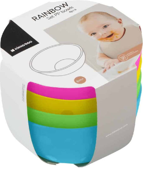 Kikka Boo Baby Food Bowl Multicolour 4pcs