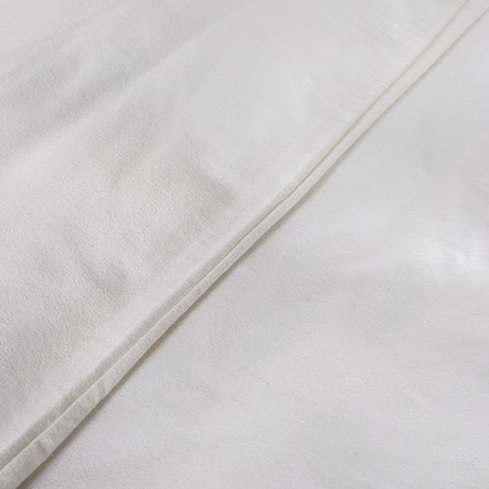 Peiraiki Patraiki Duvet Cover Flannel Single 170x250 Bright White