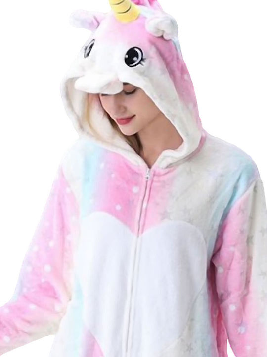 Pretty Lingerie Winter Women's Onesie Pyjama Pink
