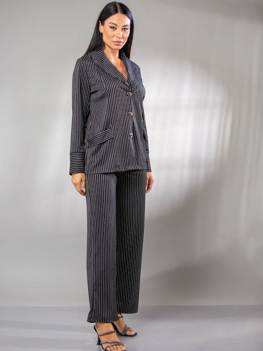 Boutique Γυναικείο Σακάκι Γκρι