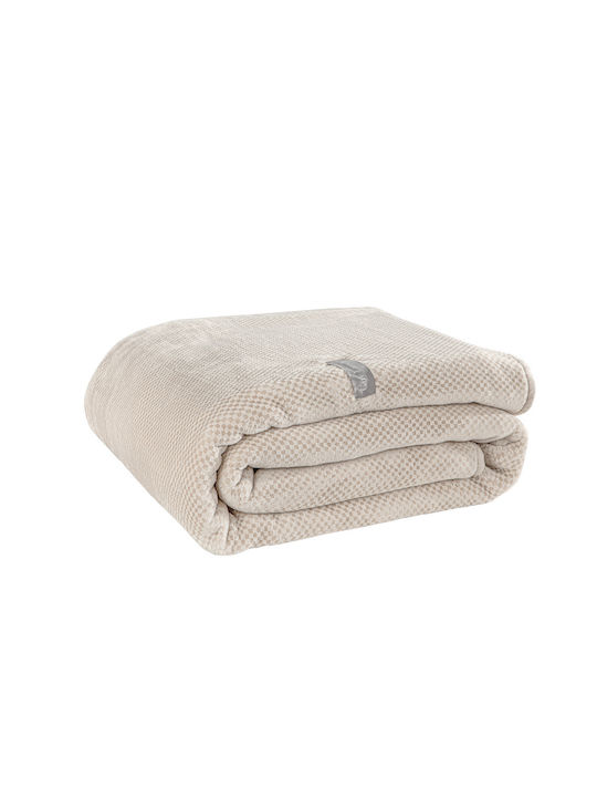 Guy Laroche Blanket Cot Perla Velvet Beige Perla 110x140cm