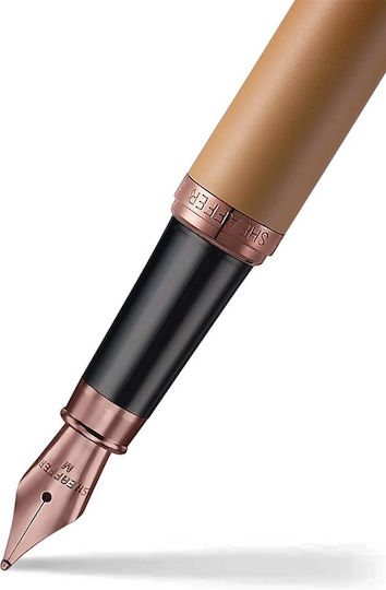 Sheaffer Writing Pen Medium Brown with Blue Ink