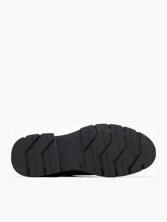 Leder Stiefeletten Damen Tabac Braun