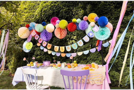 PartyDeco Χάρτινη Κορδέλα Μεταλλιζέ 6τμχ