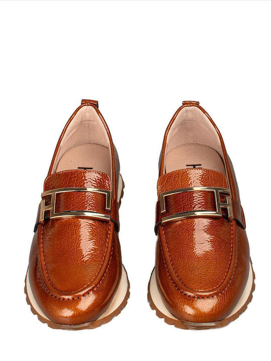 Γυναικεία Loafers σε Καφέ Χρώμα