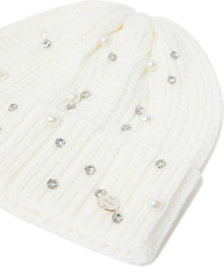 Beanie Frauen Beanie Gestrickt in Weiß Farbe