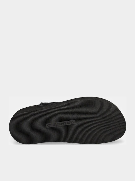 Suede Medium Heel Snow Boots Black