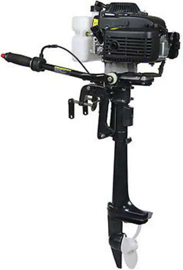 Hangkai Outboard Motor 4hp Lightweight Aluminum Alloy Air-cooled System 4hp