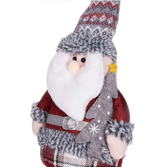 Plüsch Dekorativer Weihnachtsmann Rot