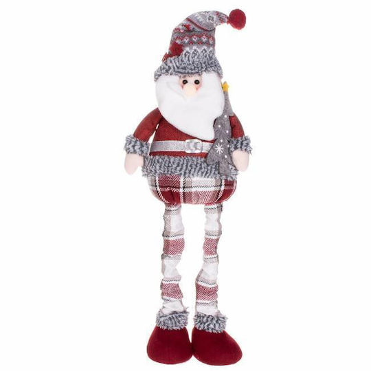 Plüsch Dekorativer Weihnachtsmann Rot