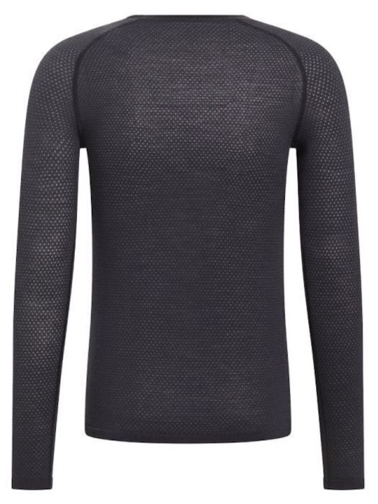 Odlo Performance Wool Thermohemd Schwarz