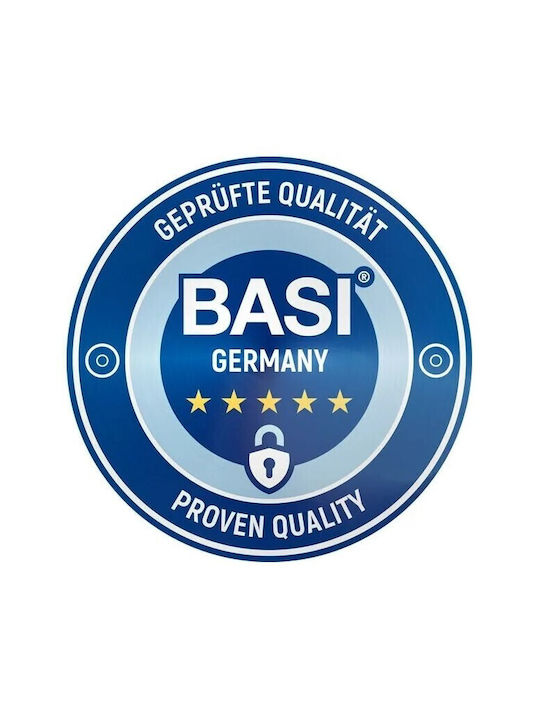 Basi SSZ 200 Wall-Mounted Combination Key Holder Metallic With Combination Dial 9.5x4x11.5cm
