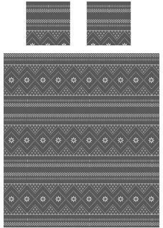 Ruhhy Gestrickte Einzelbettdecke 160x200cm Grau