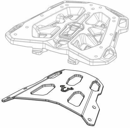 SW-Motech SW-Motech Motorrad-Gepäckträger Gestell für Yamaha MT-09