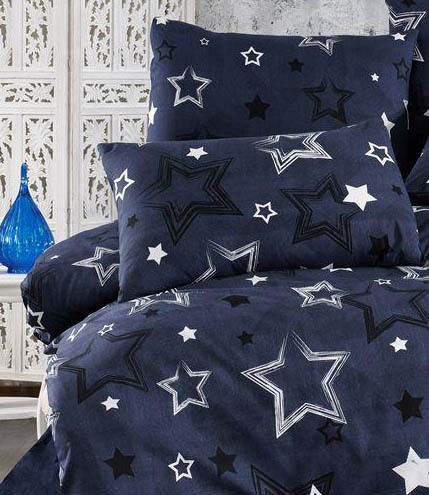 Dimcol Queen 220x240cm Galaxy 307 Dark Blue