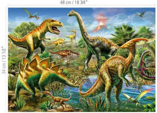 Jurassic Playground Puzzle 2D 500pcs