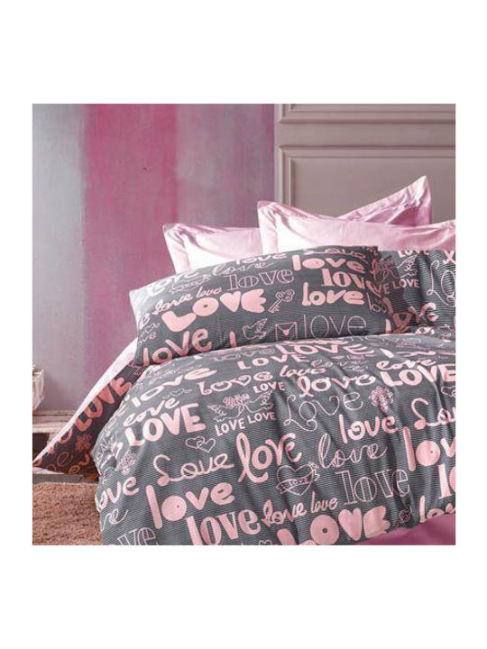 Dimcol Duvet Single 160x240cm Love 299 Grey / Lila