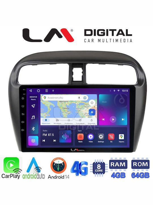 LM Digital Ηχοσύστημα Αυτοκινήτου για Mitsubishi Space Star 2013+ (Bluetooth/USB/WiFi/GPS/Apple-Carplay/Android-Auto)