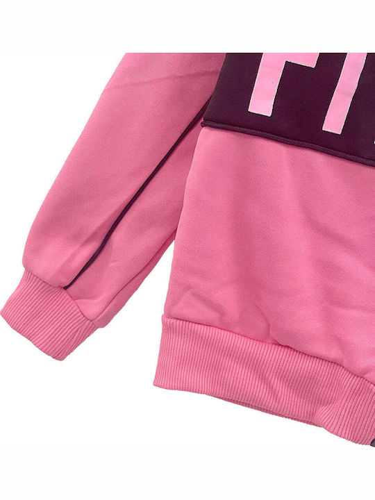 Kids Tracksuit Set With Fuchsia Jacket 2 Pieces