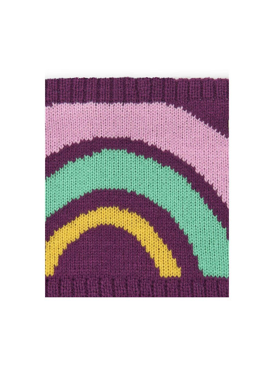 Tuc Tuc Kids Knitted Neck Gaiter Purple