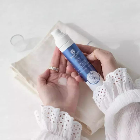 BasicLab Moisturizing Gel Emulsion Moisturizing Serum Face with Hyaluronic Acid for Revitalization & Nourishment 15ml
