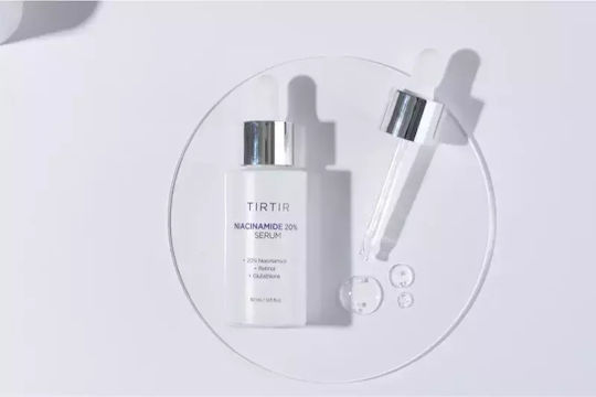 Tirtir Niacinamide 20% Feuchtigkeitsspendend & Anti-Aging Serum Gesicht mit Retinol & Niacinamid für Strahlkraft & Straffung 30ml